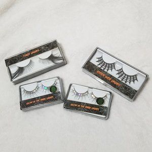 🎃 Halloween Eyelashes 4 Pair Bundle Lot Faux Lashes – New in Package 🕷